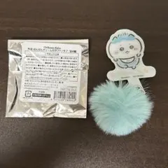 ちいかわ ちいかわベビー ぽんぽんチャーム付きフォンタブ ハチワレ