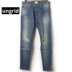 【美品】Ungrid ダメージスキニーパンツ