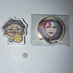 にじさんじ 舞元啓介 ジョー力一 アクリルパーツ アクリルブロック 缶バッジ