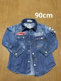ダブルビー♡デニムシャツ90