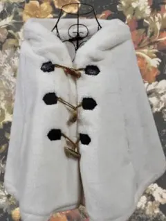 フリースポンチョ