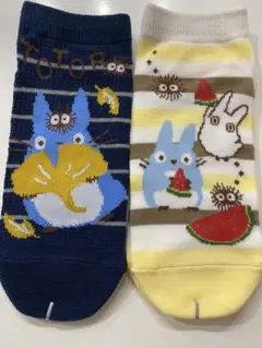 トトロ キャラクター ソックス 2足セット23〜25cm
