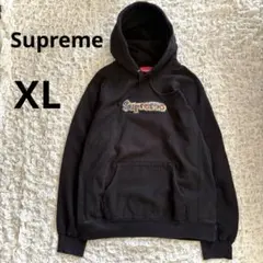 Supreme シュプリーム Gonz Logo 裏起毛パーカー ブラック XL