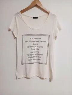EGOIST＊エゴイスト＊ロゴプリント半袖Tシャツ