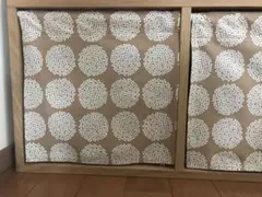 北欧カフェカーテン　スタッキングシェルフ目隠しのサムネイル