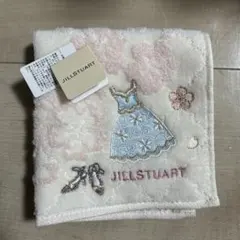 JILLSTUART 刺繍ハンカチ クリーム色