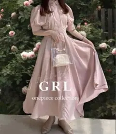 GRL♡バックレースアップタックシャツワンピース[al113]のサムネイル