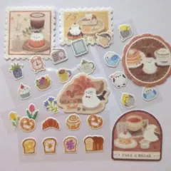 【シール詰め合わせ】シマエナガ　大人かわいい　おすそ分け