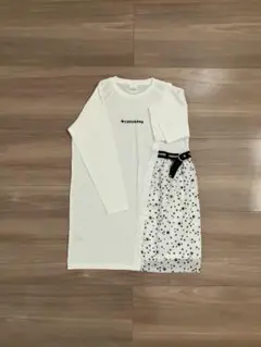 CONVERSE 星柄ショートパンツ付きロングTシャツ 150