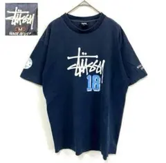 レア90s Old Stussy Tシャツ USA製 紺タグ シングルステッチ