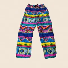 00’s vintage 総柄パンツ エスニック アーカイブ グランジ y2k