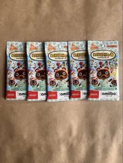 どうぶつの森 amiiboカード　第5弾 5パックセット