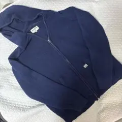 BILLABONG　ニットパーカー　フルジップ　メンズ　長袖　ネイビー　秋冬　M