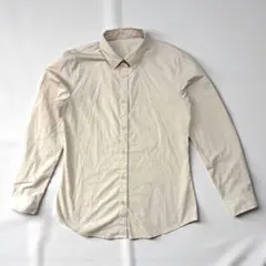 GU ジーユー　ベージュ 長袖シャツ Mサイズ
