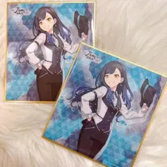 【匿名配送】 白石杏 プロセカ ミニ色紙 54B 特訓前後 2枚