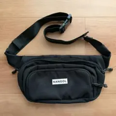 【匿名配送】KANGOL ボディバッグ ブラック