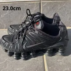 Nike Shox TLブラック 23.0cm スニーカー