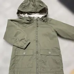 オリーブグリーン フード付きジャケット