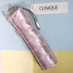新品！CLINIQUE 晴雨兼用 UV加工 紫外線防止 折り畳み傘 ドットのサムネイル