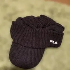 FILA リブ編みニット帽