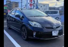 平成25年式 トヨタ30プリウス後期 Sグレード 寒冷地仕様 黒 車検ほぼ満