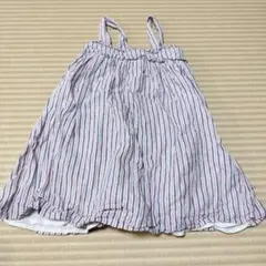 GAP 4歳用 ストライプ ノースリーブワンピース