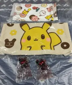 ポケモン×ミスド トートバッグ　ハンドタオル　キーホルダー