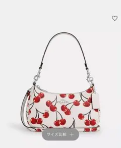 COACH チェリープリント ショルダーバッグ