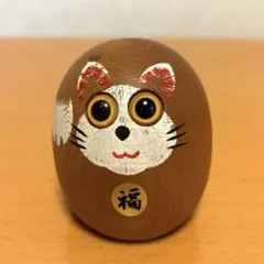 【希少】木工工房 坪源 TSUBOGEN Wood Dolly 招き猫 置物