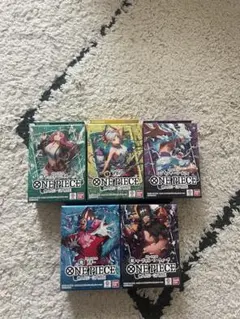 スタートデッキ　ワンピースカードゲーム　5個セット
