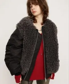 SLY ブルゾン アウター2WAY BOA DOCKING MA-1 ツーウェイ