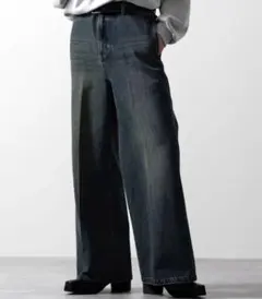 CLELヴィンテージデザイン フレアデニムパンツ
