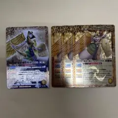 【バトスピ】魅惑の覇王クレオパトラス　レリーフ加工　4枚セット