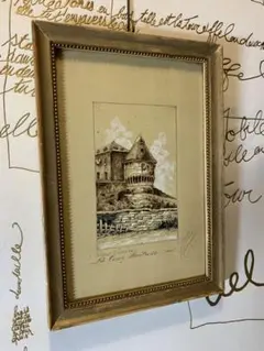 (作者不明)絵 絵画 風景画 サイン入り 作者不明)絵 絵画 風景画 美術品 サイン入り - メルカリ