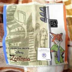 匿名配送　ズートピア　 ニック　タオル　ハンドタオル　ハンカチ