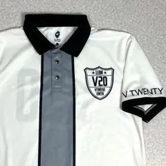 V12×LEON VTWELVE ストレッチ 半袖 ポロシャツ ホワイト ゴルフのサムネイル