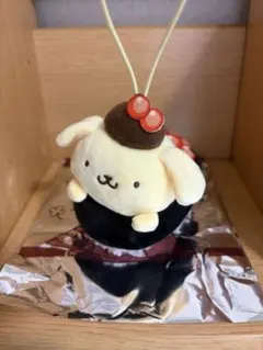 スシロー ポムポムプリン コラボ　マスコット　ぬいぐるみ　いくら