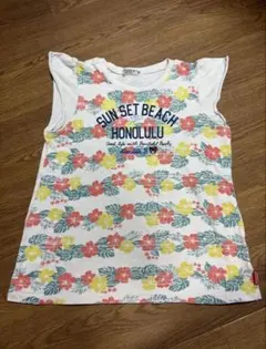 ミキハウス　 ダブルB 半袖Tシャツ　オフホワイト　130センチ