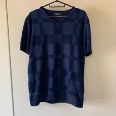 ブラックレーベル メランジシャドーチェックパイルTシャツ Lのサムネイル
