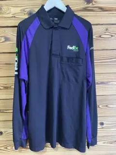 A01966 FedExGroundフェディックスグラウンド 襟付きロンT