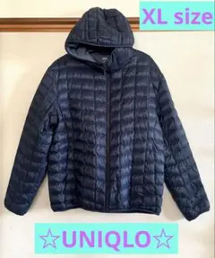 UNIQLO ネイビー XL ナイロンジャケット