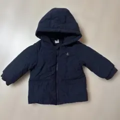 クリーニング済80cmPETIT BATEAUプティバトーダウンコート クリーニング済80cmPETIT BATEAUプティバトーダウンコート