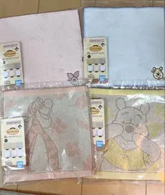 くまのプーさん　一番くじ　H賞　タオル4枚セット
