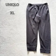 uniqlo スウェットワイドパンツ グレー