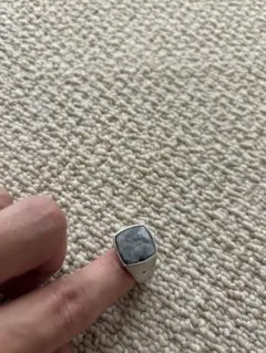 完売品］TOM WOOD Kay Ring Ice Blue 56 - メルカリ