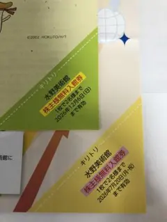 【即日発送】水野美術館　無料入館券　4名分