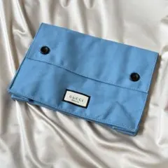 GUCCIグッチ　香水限定　ノベルティ　ポーチ　ブルー