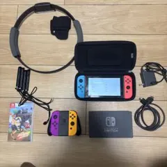 Switch 本体　コントローラー　リングフィット　microSD