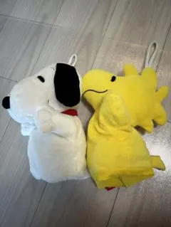スヌーピー ウッドストック ぬいぐるみセット パペット