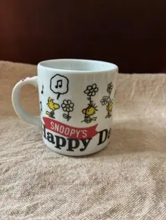 スヌーピー マグカップ Happy Day 2016年 Peanuts 美品